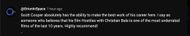 A screenshot of a comment on the Deliver Me From Nowhere trailer (Image via YouTube)